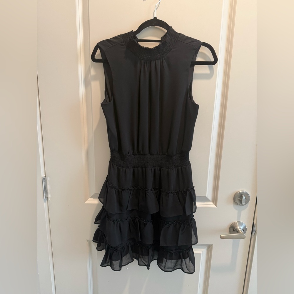 1.STATE black mini dress